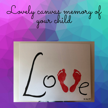 Lovely Canvas Memory of Your Child