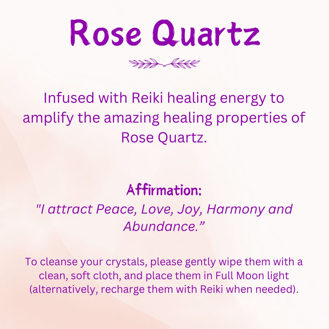 Beautiful Rose Quartz Heart