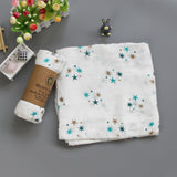 Baby muslin swaddle, large 120x120 cm 47"x47" 100% cotton