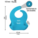 Comfortable and Soft Touch Waterproof Silicone Bibs