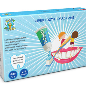 Super Tooth Educational Board Game for Toddlers and Preschoolers